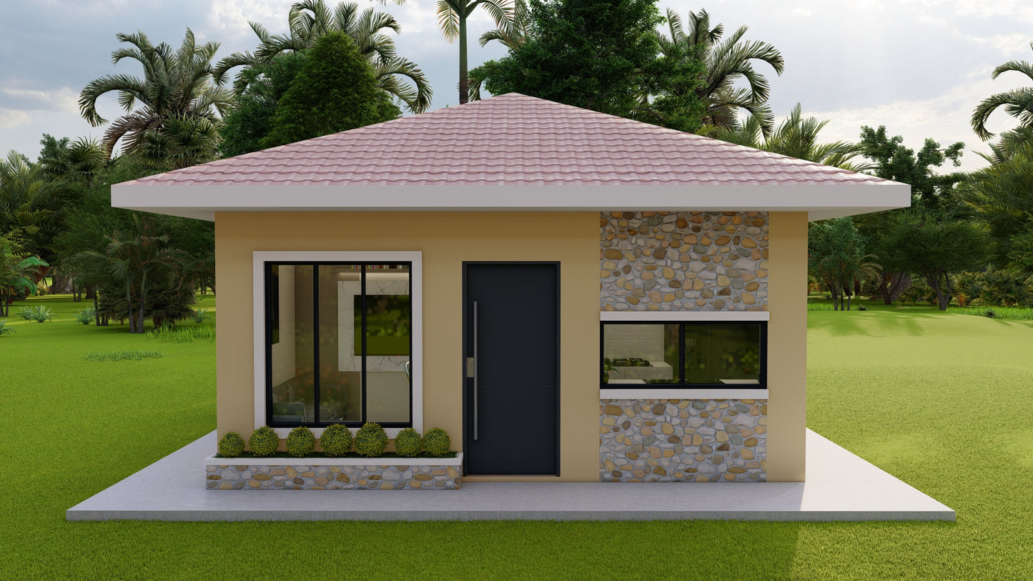 DISEÑO DE CASA DE 6X6M