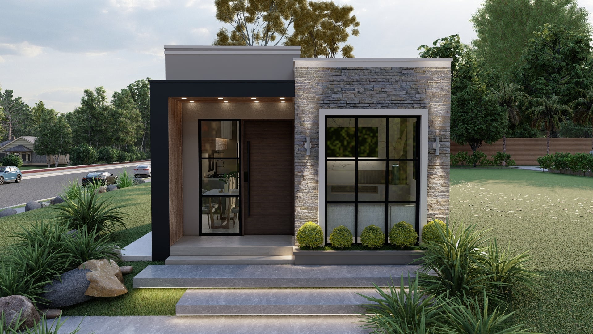 PLANO DE VIVIENDA/ MODELO 001 / 35M2 / 5X7m – Sweven Arquitectura